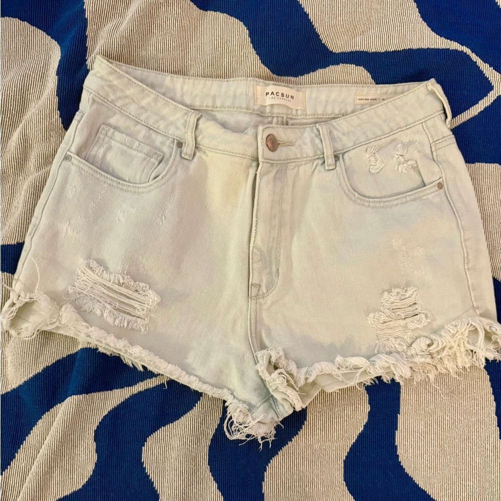 PacSun Light Blue Jean Shorts